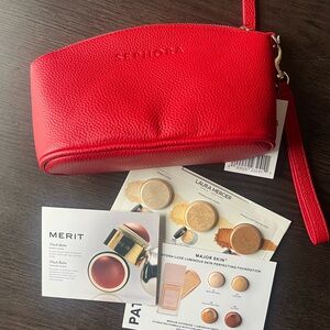 SEPHORA lunar new year 2026 year of the horse cosmetics wristlet bag